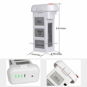 Batería de Repuesto para <span class=keywords><strong>DJI</strong></span> <span class=keywords><strong>Phantom</strong></span> 3 Pro, Professional, Advanced, Standard, <span class=keywords><strong>SE</strong></span>, 15.2V 4500mAh 68W, Batería de Vuelo Li-Po para Dron <span class=keywords><strong>DJI</strong></span> - Product Image 4