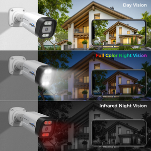 Cámara IP de 8MP 4k con Visión Nocturna a Todo Color, Kit de Seguridad para el Hogar, Videovigilancia, Sistema NVR de 8 Canales, POE para Exteriores, PK-8HB718 NVR - Product Image 5