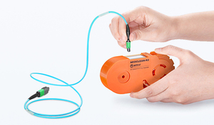 Jumper MTP, MTP-16 APC (femelle) vers MTP-16 APC (femelle), 16 fibres, multimode (OM3), double catégories (OFNR/LSZH), <span class=keywords><strong>crossover</strong></span> max. 0,35 dB - Product Image 6