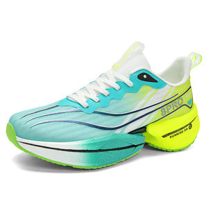 Chaussures de sport pour hommes, montantes, à lacets, de luxe, toutes saisons, ultra-légères, respirantes, amortissantes, pour la marche décontractée, avec lanières tendance - Product Image 2