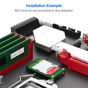 Mini PCI-E để SD Adapter PCI Express SD Đầu đọc thẻ hỗ trợ SD/<span class=keywords><strong>SDHC</strong></span>/<span class=keywords><strong>SDXC</strong></span> lên đến 2TB plug and play cho máy tính để bàn máy tính trong kho - Product Image 6