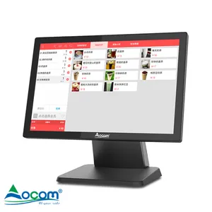 POS-1701 OCOM Smaller Packaging 17.1 Inch Touch POS Terminal Cash Register Metal Shell and Base Pos System