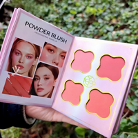Nouveau coffret cadeau de maquillage multifonctionnel : fards à paupières, poudre nacrée métallisée brillante et rouge à lèvres