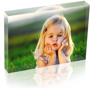 Escaparate de exhibición de bloque acrílico impreso UV personalizado soporte de imagen estante de exhibición de imagen único - Product Image 1