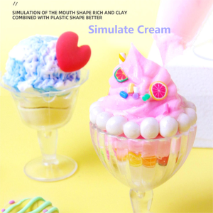 Kit de fabrication de desserts, jouets porte-clés, jeu de rôle pour enfants, fabricant de desserts, crème glacée, gâteau, jouets de cuisine pour filles, jouets éducatifs - Product Image 2