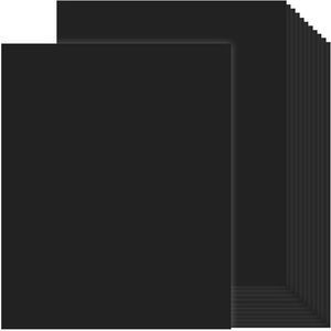 two side black board paper 250g 300g 350g stationery black core paper black cardboard for book cover - Product Image 3