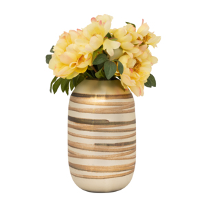 Vaso in vetro con motivo ad anello, vaso decorativo per fiori, per soggiorno, decorazioni per la casa, libreria, camera da letto, ufficio - Product Image 3