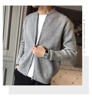 Cardigan tricoté européen pour homme, coupe ajustée, chaud, best-seller transfrontalier, vente en gros usine