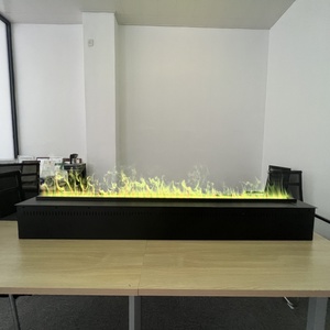 Chimenea Eléctrica Moderna al por Mayor de 14-22H, 750mm, Silenciosa, con Vapor, Integrada/Insertable, Control Remoto/App, Pantalla LED, Metálica, para Hotel - Product Image 3