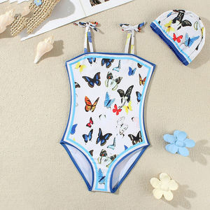 सांस लेने योग्य बेबी स्विमवियर अनुकूलित पर्यावरण के अनुकूल ग्रीष्मकालीन लड़कियों के लिए एक-टुकड़ा स्विमसूट - Product Image 1