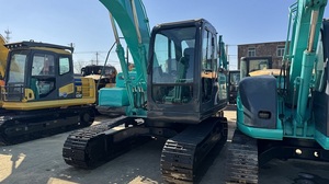 Fabricación vende excavadora sobre orugas Kobelco SK130 con motor Komatsu original PLC y rodamiento 1 año de garantía buen precio - Product Image 3