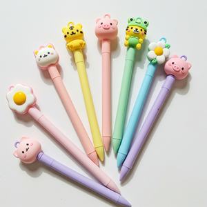 Protector de Lápiz de PVC con Imagen de Animal de Dibujos Animados, Extensor de Lápiz de Plástico para Niños con Cubierta Estilo Amor, Adornos para Lápices - Product Image 4