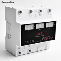 Protecteur de transfert de puissance double ATS/ACS Vaneaims, commutateur de transfert à trois puissances, affichage numérique LED FXB-ATS-2R/3D/4D/5D 100A 220V PC