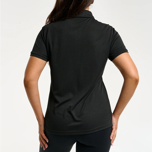 Polo de Golf de <span class=keywords><strong>manga</strong></span> <span class=keywords><strong>corta</strong></span> elástico de algodón ligero que absorbe la humedad, <span class=keywords><strong>polos</strong></span> personalizados de alta calidad para <span class=keywords><strong>mujer</strong></span> - Product Image 2