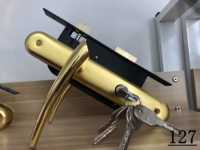 Cerradura de mortaja impermeable para puerta de madera característica antirrobo de desbloqueo de llave