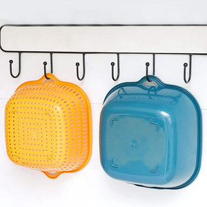 Ensemble de 6 paniers de vidange double couche pour évier avec poignée, multifonctionnel pour cuisine, bol à fruits, lavage, séchage et rangement alimentaire - Product Image 3