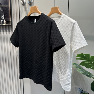T-<span class=keywords><strong>shirt</strong></span> décontracté unisexe en coton peigné lavé à manches courtes, style rétro avec lettres imprimées, tendance américaine Hell Star - Product Image 1