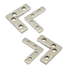 De Ying L-Shaped Corner Connector Carbon Steel Nickel Plated For Home Improvement Hardware - Product Image 3