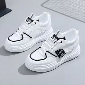 Mocasines con Cordones para Mujer, Primavera 2026, Impermeables, Transpirables, con Suela Gruesa, Zapatos Deportivos Casuales - Product Image 4