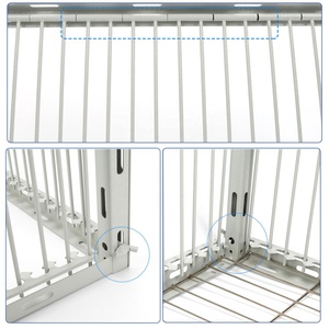Jaula plegable de alambre de hierro para pájaros de nuevo diseño para loros, <span class=keywords><strong>palomas</strong></span>, casa de pájaros de Metal de alta calidad - Product Image 2