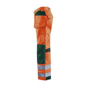 BLAKLADER - 156518115349C62 Ventilated <b>Hi</b>-<b>Vis</b> trousers <b>Orange</b>/Green - EAN 7330509571682 <b>HI</b>-<b>VIS</b> WORKWEAR - Product Image 4