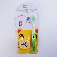 Brosse à dents pour enfants avec jouet petite brosse à dents de voiture pour enfants brosse à dents de blanchiment dentaire poils en Nylon usine directe