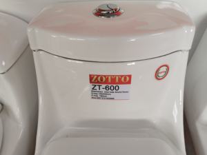 Pakistan Toilette Toilette Toilette Toilette en céramique, rugueux 100MM Toilette monobloc s-piège salle de bain autoportante Wc Commode - Product Image 2