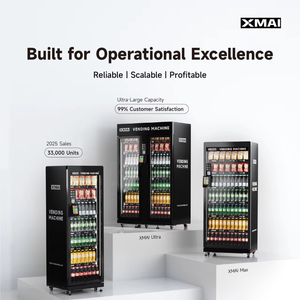 Distributeur automatique réfrigéré intelligent XMAI, technologie IA, précision de 99,5 %, surveillance à distance 4G LTE, prix usine, vente en gros - Product Image 1