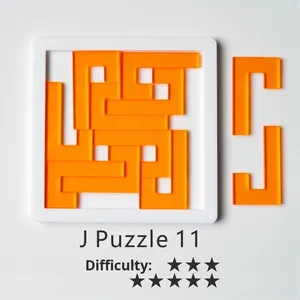 Cao-Mức độ khó khăn 10 não-đốt nhựa đồ chơi câu đố tương tự như phong cách giáo dục đồ chơi cho người lớn và trẻ em - Product Image 3