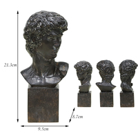 Statue en résine de déco de la maison, Statue de David