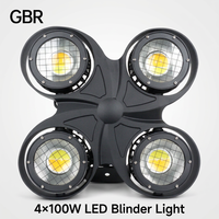 Projecteur LED extérieur 4x100W IP65 CW WW 2-en-1 pour scène et public, idéal pour mariages et grands événements