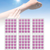 Autocollants de détection UV imperméables pour points de protection solaire, patchs de détection de rayonnement UV, points de détection SPF pour rappel de réapplication