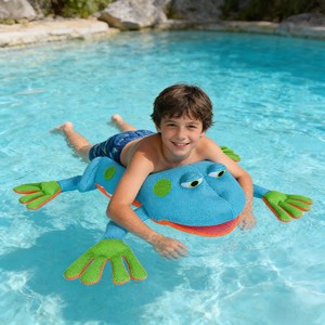 Fauteuil gonflable flottant en forme de grenouille pour <span class=keywords><strong>piscine</strong></span> et plage, pour enfants - Product Image 1