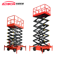 Plateforme élévatrice mobile électrique hydraulique robuste ZASOM 10m 12m 14m 2200x930mm 2200kg pour usage domestique