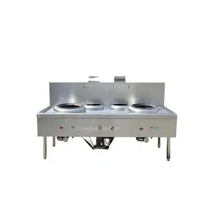 Inox restoran pişirme ocağı/gaz wok brülör/çin wok aralığı