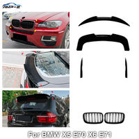 Kit de Carrocería AMP-Z para BMW X5 E70 X6 E71, Parachoques Delantero y Trasero, Alerón Lateral, Alerón Trasero, Difusor Trasero