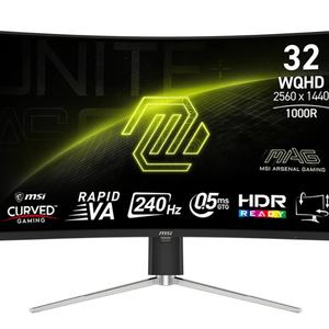Whosale MSI MAG 325CQRXF E2 2560X1440 (WQHD) Monitor de computadora, 240Hz 0,5 ms (GtG, Min.) Computadora para juegos - Product Image 1