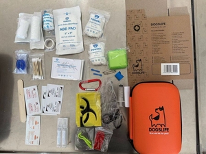 Estuche con cremallera de EVA Multi Net, botiquín de primeros auxilios de almacenamiento separado para mascotas, botiquín de primeros auxilios personalizado para animales pequeños al aire libre - Product Image 6