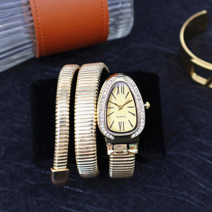 <span class=keywords><strong>2025</strong></span> mới phong cách và độc đáo rắn hình Đồng hồ nữ với kim cương quanh co là một ánh sáng sang trọng rắn đầu đồng hồ đeo tay - Product Image 5