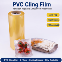 Film étirable en PVC de qualité alimentaire, rouleau jumbo |   11 micros, longueur de 1500 mètres, pour la conservation des aliments frais, du lait et plus encore
