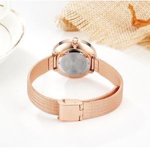 Montre à quartz en alliage pour femme, style sport et affaires, cadran en verre, aiguilles, bracelet en acier inoxydable, étanche 3 BAR - Product Image 4