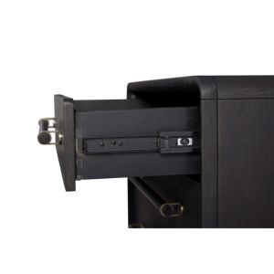 3 <b>Drawer</b> Nightstand With Usb Charging Ports Modern Bedroom <b>Storage</b> Cabinet - Product Image 4