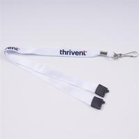 CH Wholesale Sublimation Printing Polyester Lanyards With Logo Custom Certification Keychain OEM ODM ECO Promotion Event Gifts