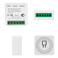 Mini Interrupteur Intelligent WiFi 16A DIY Pour Lumières Contrôle Sans Fil Maison Connectée Avec Tuya Smart Life Alexa Google Home