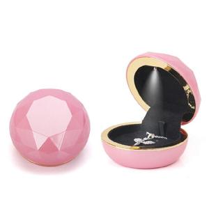 Packaging Gift Gold <strong>Jewelry</strong> Packaging <strong>Box</strong> Display with Lights <strong>Jewelry</strong> <strong>Box</strong> <strong>Small</strong> Plastic in Round <strong>Jewelry</strong> <strong>Box</strong> - Product Image 4