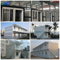 Conteneur préfabriqué modulaire portable de 20 pieds et 40 pieds, à bas coût, pour bureau, magasin ou habitation, en kit, fabriqué en Chine