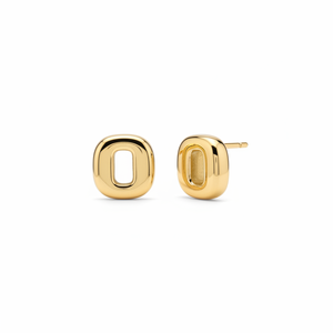 Pendientes de aro con eslabones finos Stevie - Product Image 1