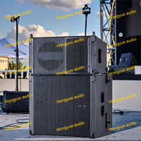 Professionnel 15 pouces basse passif Line Array haut-parleur armoire scène système Audio extérieur église Subwoofer