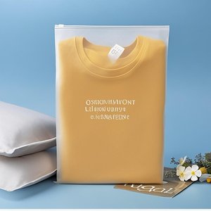 Matte Zipper <strong>Bags</strong> for Clothing Packaging Custom Design <strong>Bulk</strong> Stock High-Quality Material for US Market - Product Image 3