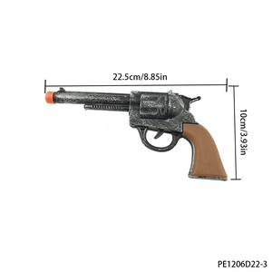 PESENAR Revolver Giocattolo Vintage Intagliato, Pieno di Stile Western, Accessorio Divertente con un Tocco Audace - Product Image 3